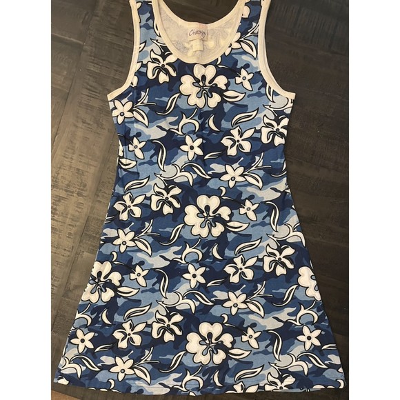 Chesley Vintage 90's/Y2K Hawaiian Print Sleeveless Cotton Dress - Sz L - Picture 5 of 15